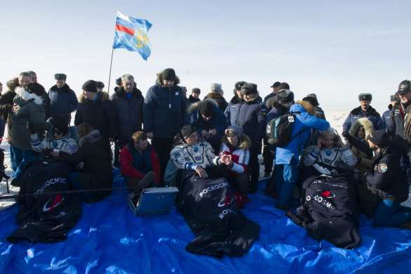 «Утёсы дома!»: Международный космический экипаж вернулся с МКС на Землю (ФОТО, ВИДЕО) | Русская весна