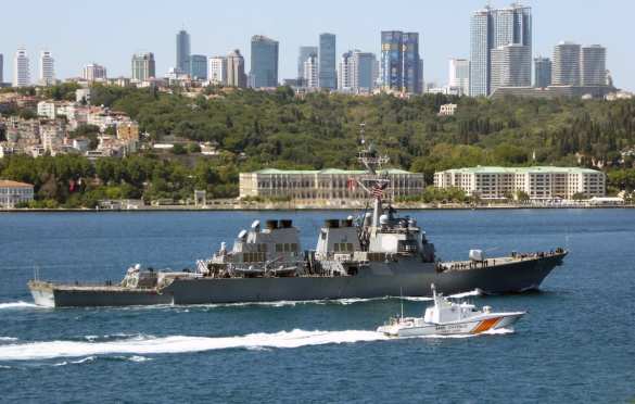 СРОЧНО: эсминец США с системой ПРО вошел в Черное море на пути в Одессу — опубликованы кадры (ФОТО) | Русская весна