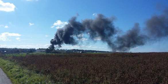 Истребитель F-16 взорвался, повредив ещё несколько самолётов (+ФОТО) | Русская весна