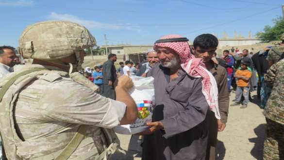“We are proud of our friendship with Russia!” - Russian military convoy arrived in former ISIS fortress in the desert (PHOTOS) | Русская весна