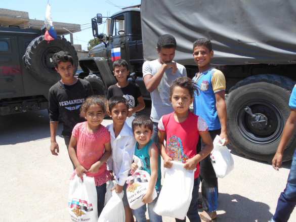 Сирия: Российский флаг в логове боевиков США (ФОТО) | Русская весна