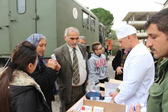 Russian officers brought aid to families of the fallen Syrian servicemen (VIDEO, PHOTOS) | Русская весна