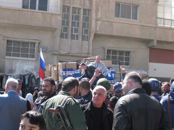 «Вежливые люди» под Дамаском: новая гуманитарная миссия российского спецназа, — эксклюзив «Русской Весны» (ФОТО) | Русская весна