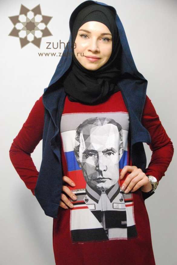 Российский дизайнер выпустила хиджаб с изображением Владимира Путина (ВИДЕО, ФОТО) | Русская весна
