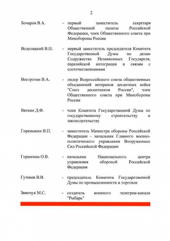 Путин создал спецгруппу с участием военкоров и авторов Telegram-каналов (ДОКУМЕНТ) | Русская весна