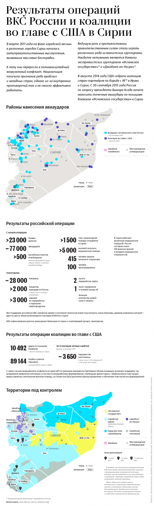 Почти 90% территории Сирии освобождено от ИГИЛ, — Минобороны (+ИНФОГРАФИКА) | Русская весна