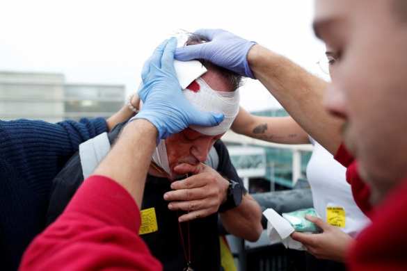 Дубинки и резиновые пули: Испанская полиция жёстко разгоняет протесты в Каталонии (ФОТО, ВИДЕО) | Русская весна