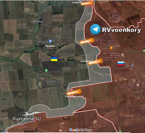 Армия России прорвала оборону врага, продвинулась на 2 км и заняла большую часть Северного! (КАРТА) | Русская весна