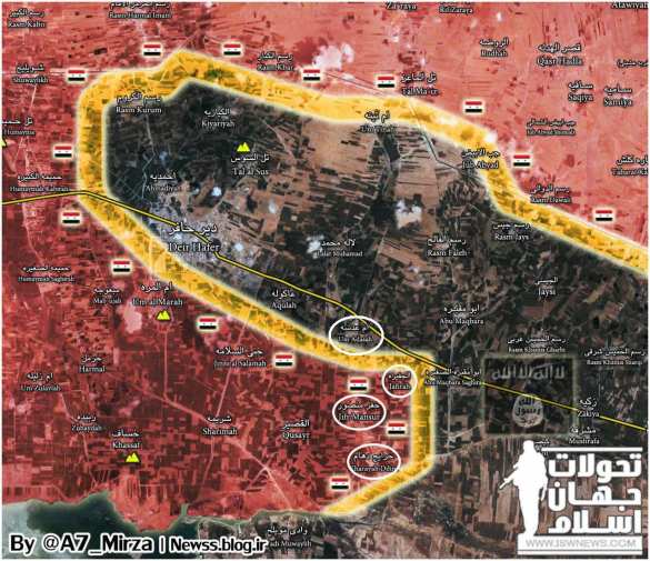 СРОЧНО: «Тигры» при поддержке ВКС РФ перерезали снабжение последнего оплота ИГИЛ на востоке Алеппо (КАРТА) | Русская весна
