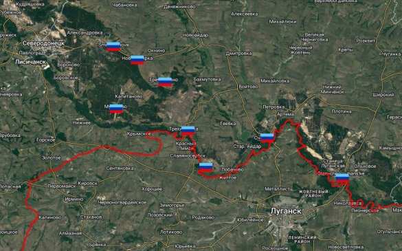 Армия ЛНР и российские войска успешно оттесняют оккупантов (КАРТА) | Русская весна