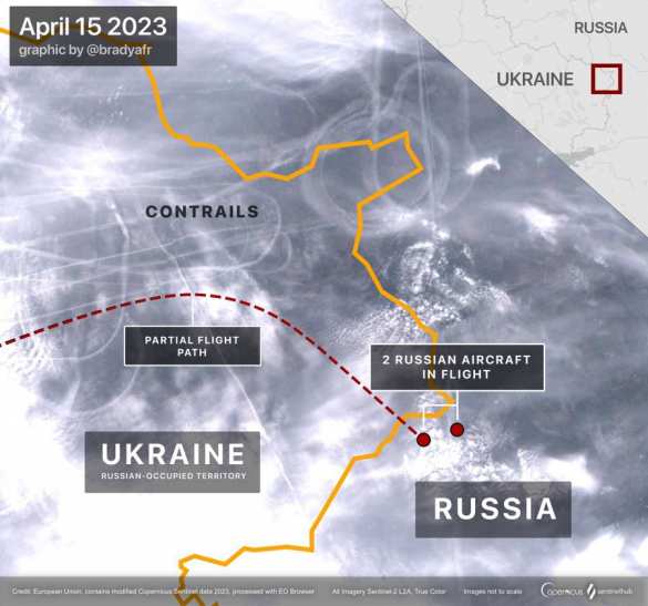 Спутник показал активную боевую работу ВКС России в районах ЛНР, граничащих с Ростовской областью (КАРТА) | Русская весна