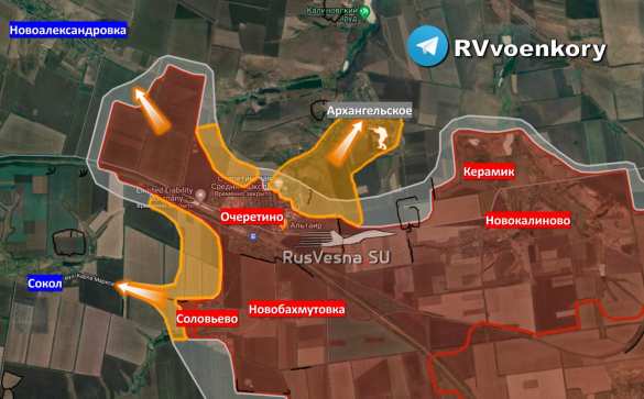Армия России стремительно ворвалась в Архангельское (КАРТА) | Русская весна