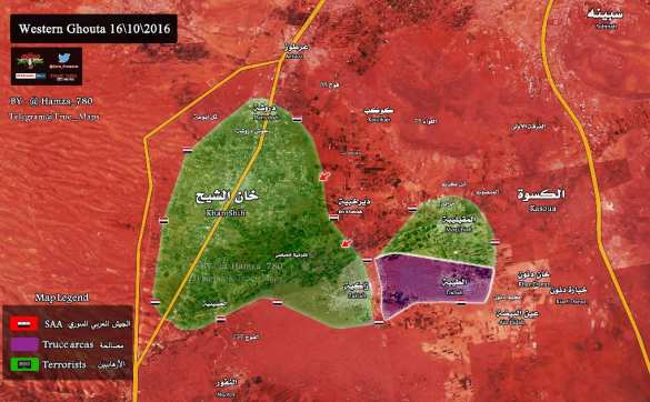 СРОЧНО: Армия Сирии при поддержке авиации ведет успешное наступление под Дамаском (+ФОТО, ВИДЕО) | Русская весна