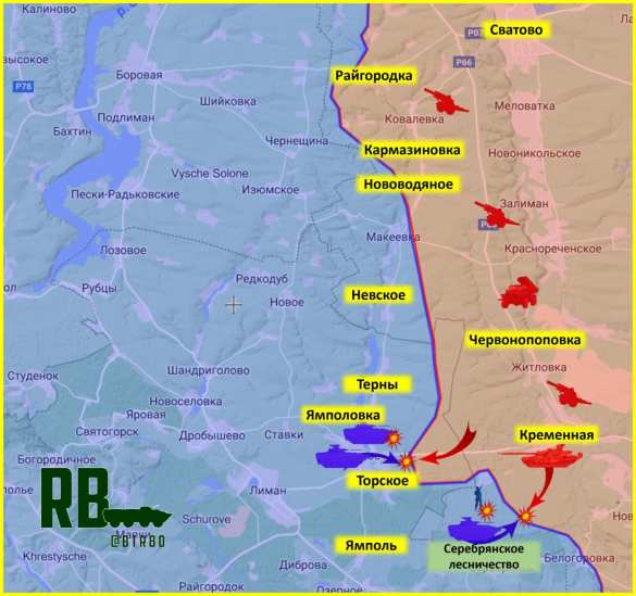 Бои у Кременной: «Отважные» уничтожают нацистов «Азова» на краснолиманском направлении (КАРТА) | Русская весна