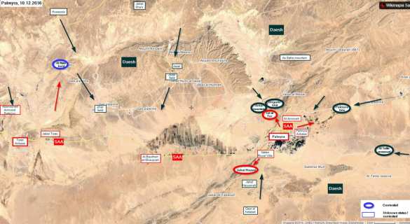 Битва за Пальмиру: после ударов ВКС и ВМФ России армия бросилась в контратаку, взяты высоты у города (КАРТА) | Русская весна