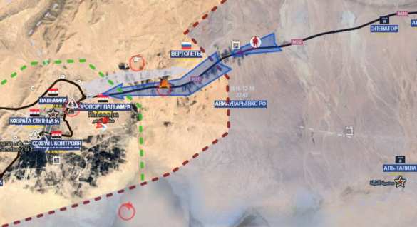 Битва за Пальмиру: после ударов ВКС и ВМФ России армия бросилась в контратаку, взяты высоты у города (КАРТА) | Русская весна