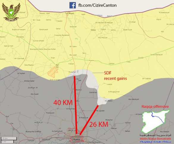 ВАЖНО: Данные разведки свидетельствуют, что наступление на Ракку — это блеф США и курдов, — источник (ВИДЕО, КАРТА) | Русская весна