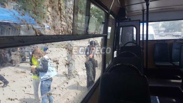 В Киевской маршрутке прогремел взрыв (ФОТО, ВИДЕО) | Русская весна