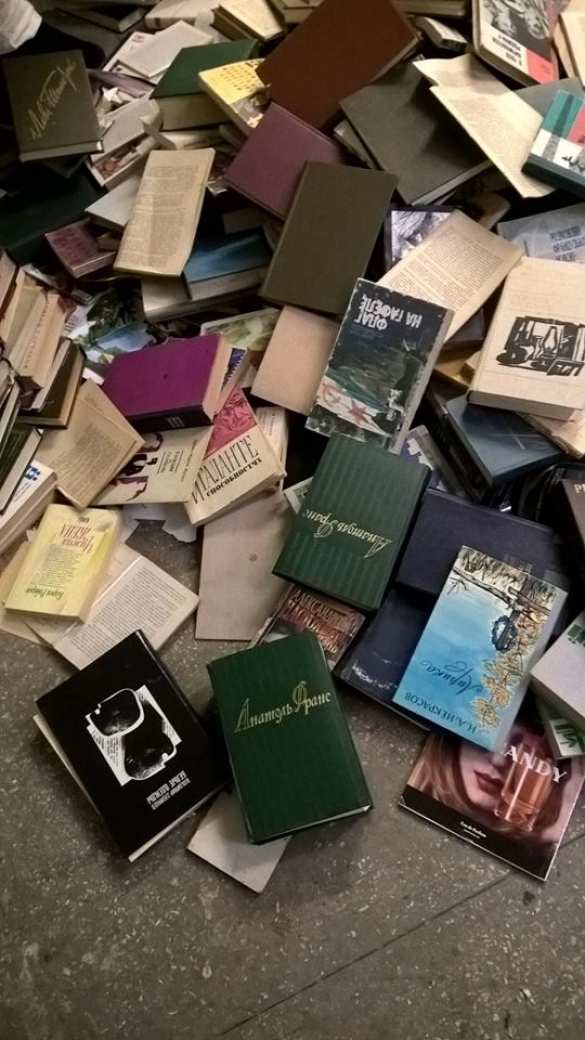 Четвертый рейх: в Киеве топят печи книгами (ФОТО) | Русская весна