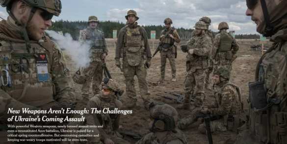 Украина в шаге от «контрнаступа» с истощённой армией и нехваткой вооружения — New York Times | Русская весна
