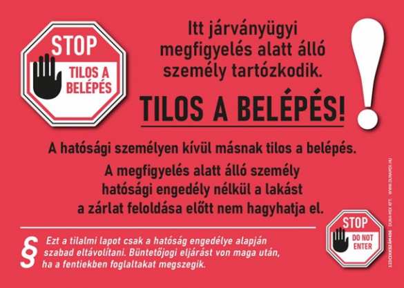 В Венгрии людей на карантине обязывают ставить знак на дверях | Русская весна
