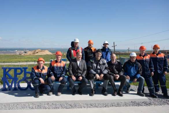 Николай Валуев посидел на скамейке «Крымский мост» (ВИДЕО) | Русская весна