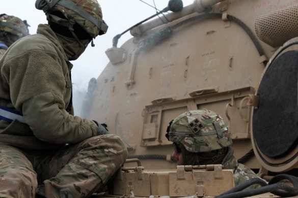 «На войну с Россией»: Первые танки США прибыли в Польшу (ФОТО, ВИДЕО) | Русская весна