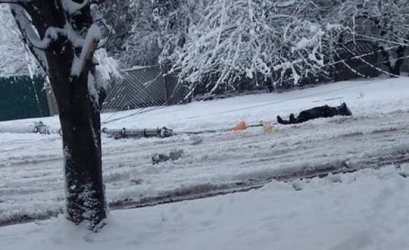 Снегопад в ДНР унёс первую жизнь (ФОТО 18+) | Русская весна