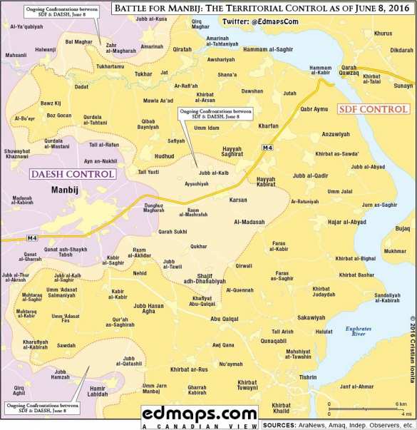 Конвертопланы морской пехоты США впервые замечены в Алеппо, где курды наступают на Манбидж, занятый ИГИЛ (ФОТО+КАРТА) | Русская весна