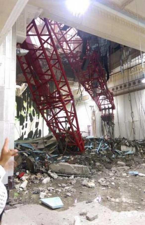 На главную мечеть Мекки рухнул кран: известно о 87 погибших (ВИДЕО, ФОТО 18+) | Русская весна