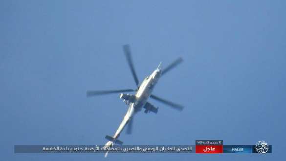 Смерть с небес: ИГИЛ публикует кадры атак самолетов и вертолетов ВКС России в Алеппо (+ФОТО, ВИДЕО) | Русская весна