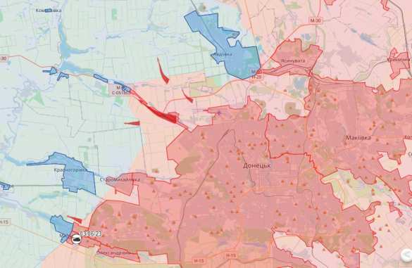 Враг наступал под Донецком у Авдеевки и Марьинки, — Минобороны (КАРТА) | Русская весна