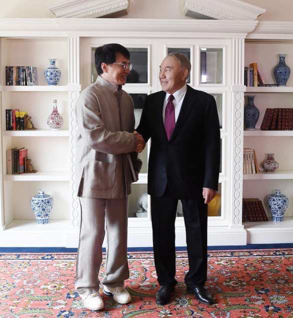 Назарбаев встретился с Джеки Чаном (ФОТО, ВИДЕО) | Русская весна