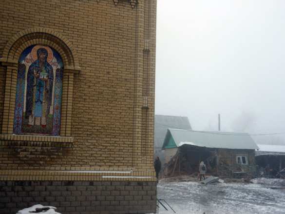 Огнем украинских военных повреждено здание церкви в Дебальцево (+ВИДЕО, ФОТО) | Русская весна