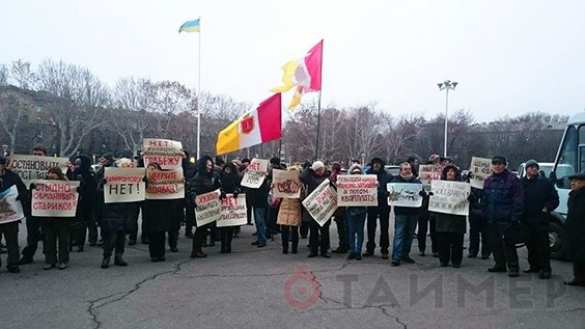 В Одессе требовали света от губернатора (фото) | Русская весна