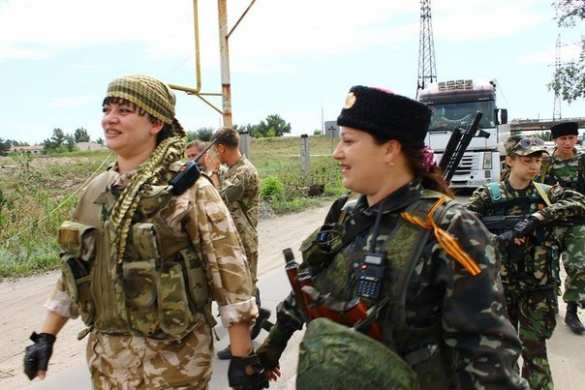 Мы готовы умереть за Новороссию — женский батальон гарнизона г. Северодонецк (добавлено видео) | Русская весна