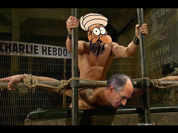 Русский художник «изнасиловал» главного редактора скандального журнала Charlie Hebdo (ФОТО 18+) | Русская весна