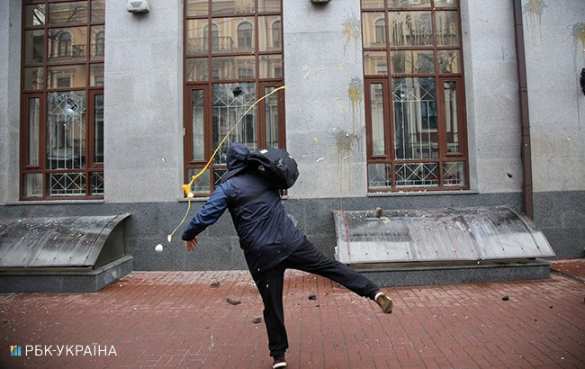 Неудачный штурм и сожжение российского флага: митинг ОУН на майдане закончен (ФОТО, ВИДЕО) | Русская весна