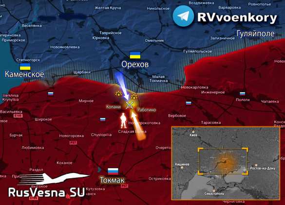 Тяжёлый бой у Орехова: бронегруппы врага атакуют при поддержке авиации (КАРТА, ФОТО) | Русская весна