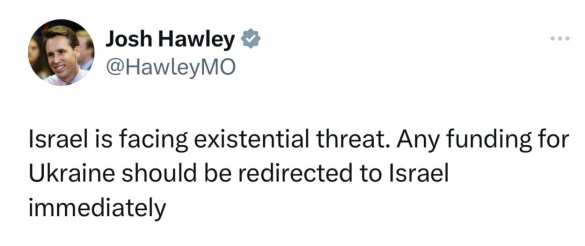 «Финансирование для Украины должно быть немедленно перенаправлено в Израиль», — сенатор США | Русская весна