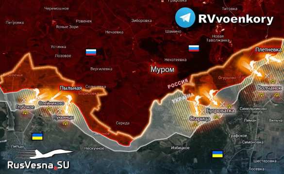 Армия России имеет успех, ведя штурм Волчанска, — генштаб ВСУ (КАРТА) | Русская весна