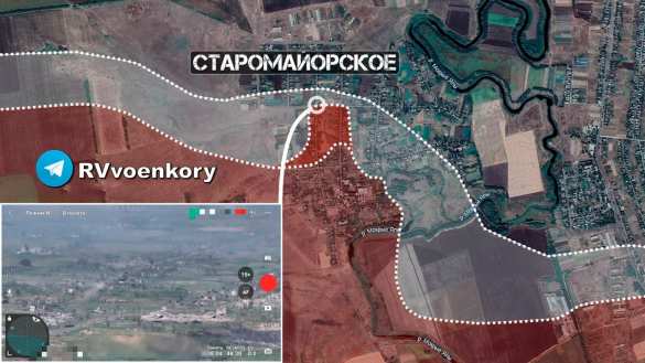 Бронегруппа Армии России ворвалась в центр Старомайорского, ведя мощный штурм (КАРТА) | Русская весна