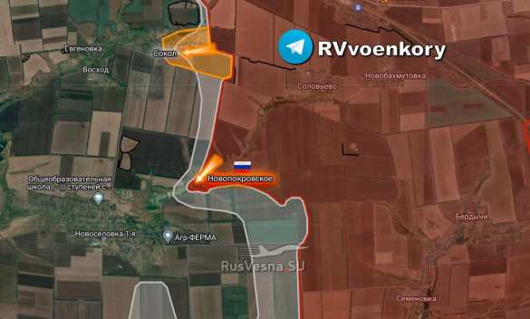 Армия России взяла Новопокровское, штурмует Раздоловку, Георгиевку, Красногоровку, Сокол и Часов Яр (КАРТА) | Русская весна