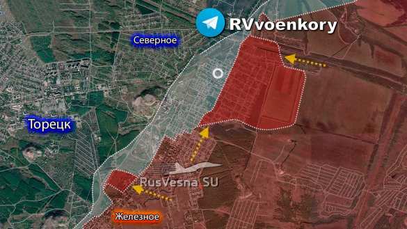 Армия России расширила фронт наступления на красноармейском и дзержинском направлениях (КАРТА) | Русская весна