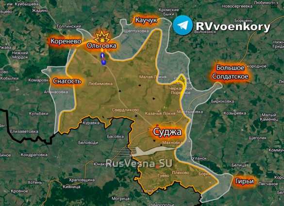 Ожесточённые уличные бои у Коренево, враг пытается прорваться на фланге (КАРТА) | Русская весна