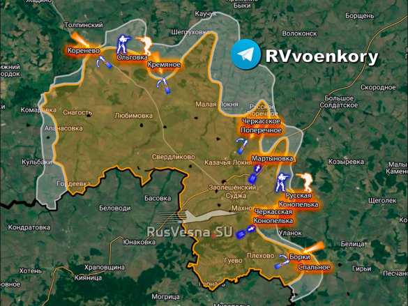 Армия России продолжает отражать вторжение врага в курское приграничье (КАРТА) | Русская весна