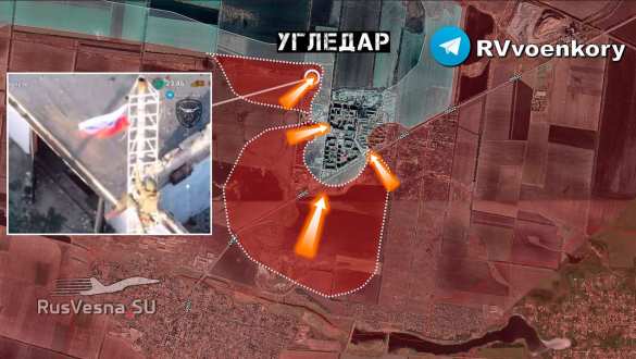 ​Армия России продолжает штурм Угледара, занимая районы на юге и западе города (КАРТА) | Русская весна