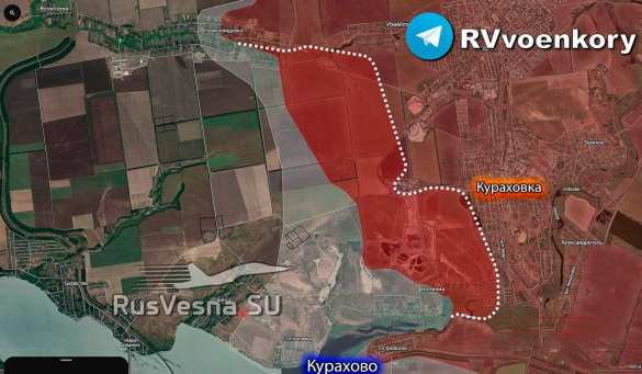 Армия России наступает на запорожском, южно-донецком и кураховском направлениях, прорывая оборону врага на Донбассе (КАРТА) | Русская весна