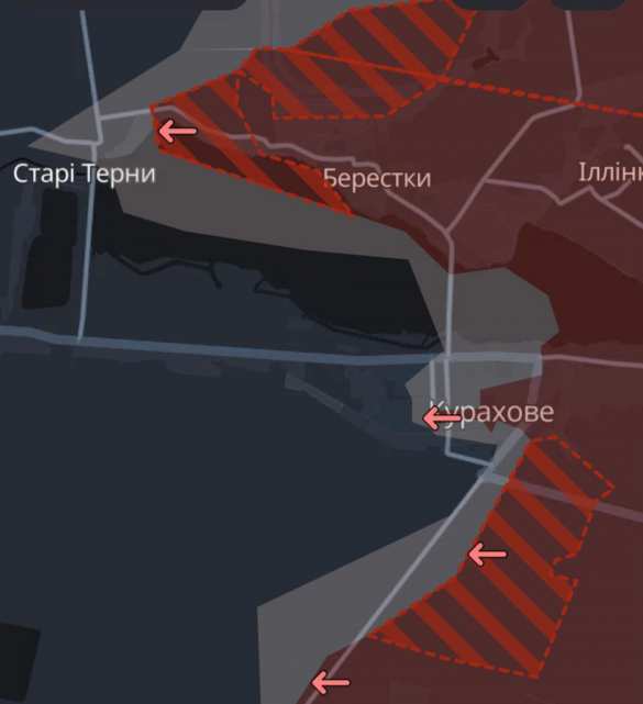 Бои за Курахово: ключевая для обороны города деревня Старые Терны очень скоро падëт (КАРТА) | Русская весна