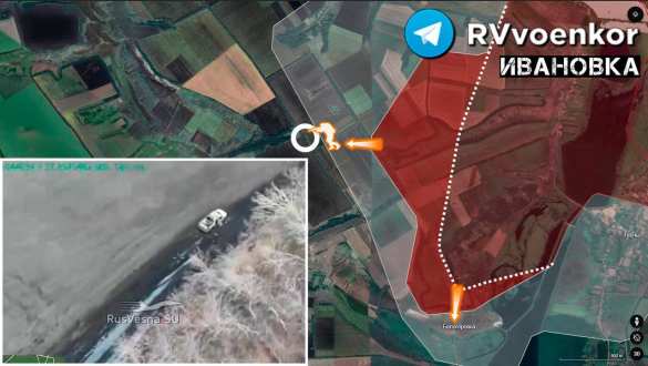 Армия России расширяет свой плацдарм на правом берегу реки Жеребец за Ивановкой (КАРТА) | Русская весна